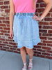 Terri Frayed Tencel Skirt