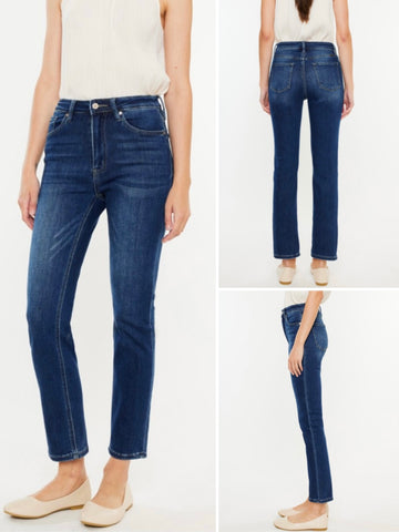 Trinity High Rise Crop Skinny W/ Step Hem