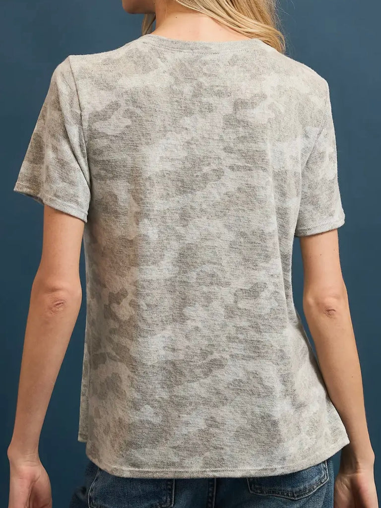 Elsa Camo Printed Tee