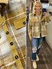 Jordyn Corduroy Accent Shacket - Mustard