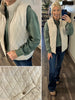 Amy Lightweight Quilted Vest - Latte