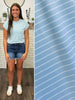 Kate Striped Tee - Blue