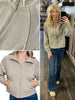 Felicity Scuba Full Zip - Latte