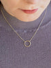 Maddox 14k Gold Circle Necklace