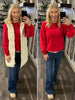Gretta Crewneck - Red