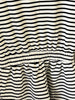 Elin Stripe Zip-Front Drawstring Romper