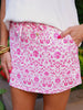 Kayla Skort - Pink Floral