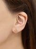 Daisy Stud Earrings - Gold