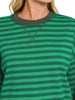 Jordyn V-Cut Crewneck - Green