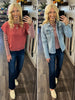 Trisha Ribbed Knit - Burgundy