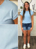 Kelsey Perfect Tee - Blue