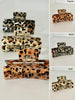 Leopard Print Claw Clips - Multi