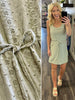 Tanesha Tied-Waist Dress - Sage
