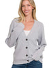 Corinne Knit Cardi - Gray