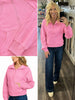Faith 1/4 Zip - Light Pink