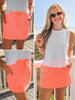 Rori Neon Coral Skort