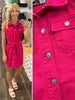 Jerri Button Up Dress with Tie