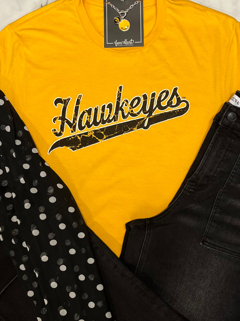 Hawkeye Tee - Gold
