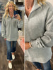 Kim 1/4 Zip Pullover - Grey
