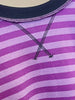 Jordyn V-Cut Crewneck - Purple