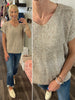 Lexie Dolman Sweater Top - Taupe