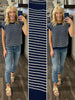 Lacie Navy Striped Sweater