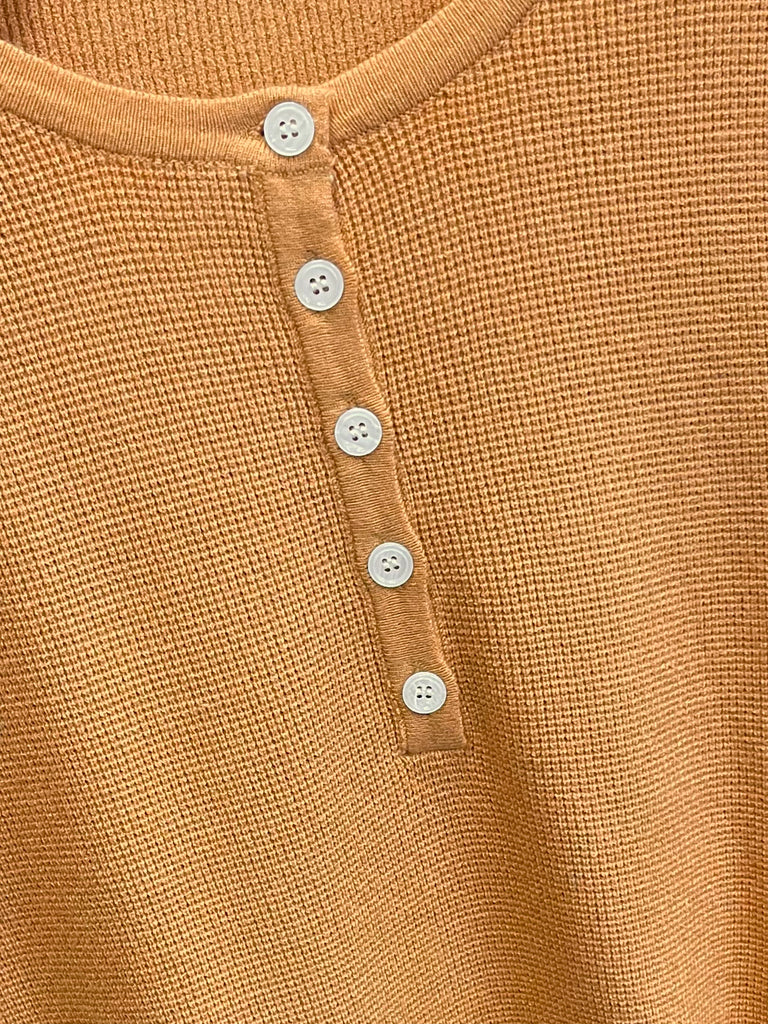Mariah Henley Sweater - Camel