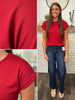 Kelsey Perfect Tee - Red