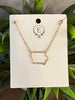 Iowa Necklace - Gold
