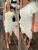 Samantha One Shoulder Ruffle Dress