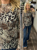 Mindy Leopard Mesh Long Sleeve