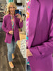 Marisa Cuffed Sleeve Blazers - Violet