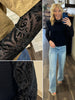 Velvet Mesh Long Sleeve