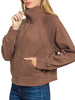 Faith 1/4 Zip - Brown