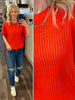 Tonya Tomato Red Sweater