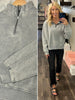Meg 1/4 Zip - Sleet Gray