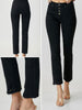 Tiff Mid-Rise Button-Down Denim