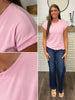Kelsey Perfect Tee - Pink