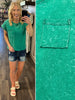 Remi Pocket Tee - Kelly Green