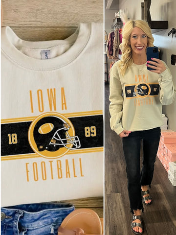 IOWA STATE Puff Gold Sweatshirt