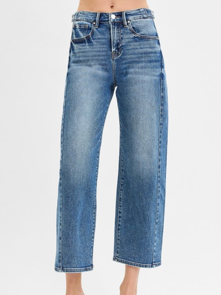 Cami Crop Barrel Jeans