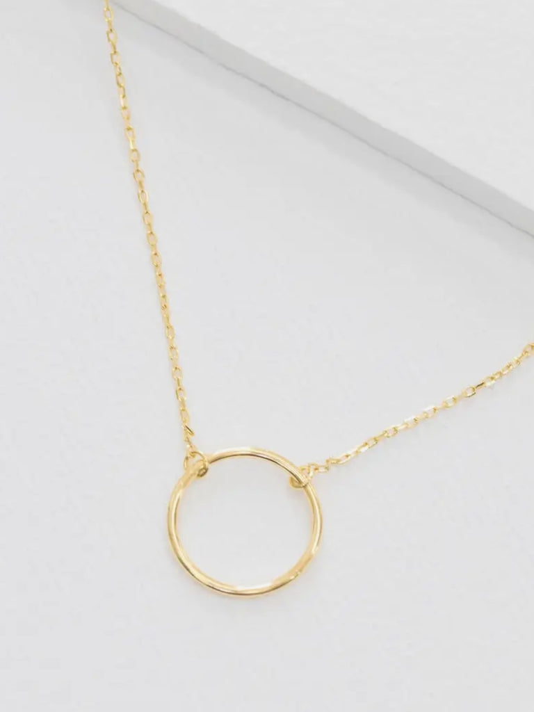 Maddox 14k Gold Circle Necklace