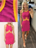 Haley Pink Cutout Dress