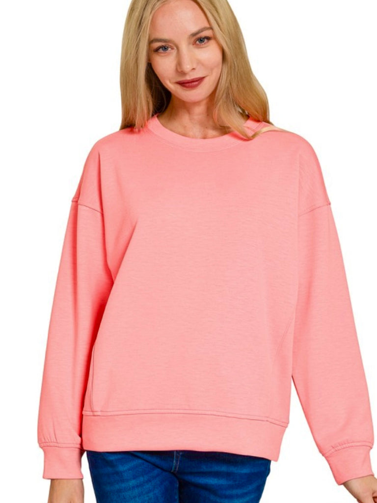 Blair Scuba Crewneck - Coral