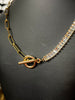 Hope Tennis Chain and Loop Necklace - Gold