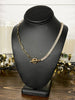 Hope Tennis Chain and Loop Necklace - Gold