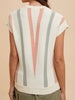 Cindy Chevron Sweater - Cream