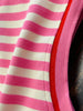 Linda Pink Stripe Skort Set