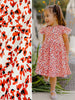 Sydney Red Floral Dress - KIDS