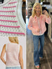 Kinze Striped Sweater Tank